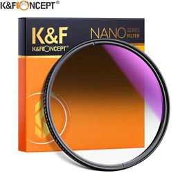 Filters K F Concept Nano-X HD GND8 lensfilter optisch glas zacht verloop met coating 49mm 52mm 55mm 58mm 62mm 67mm 72mm 77mm 82mmL2403