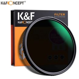 Filtres KF Concept ND8ND128 Variable Nd Lens Filtre 52mm 58mm 62mm 67mm 72mm 77mm 82 mm No x Spot Fade Neutral Densityr Filtre
