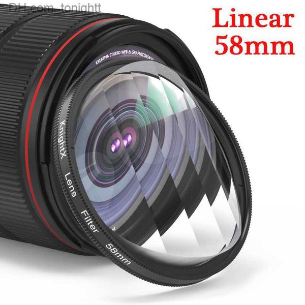 Filtres KnightX filtre d'objectif de caméra UV CPL prisme kaléidoscope FX accessoires de photographie fendus objectif DSLR Q230905