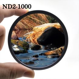 Filters Knightx ND2 tot ND1000 Fader Variabele Instelbare ND Neutral Density Lens Filter voor Canon EOS Sony Nikon 4977mm