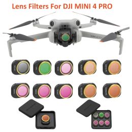 Filters Lensfilter voor DJI Mini 4 Pro Lens Filters Kit UV CPL ND NDPL 8/16/32/64 voor DJI Mini 4 Pro Optical Glass Drone Accessoires