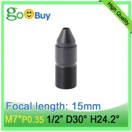 Filtres M7 EFL 15 mm Pinhole Lens avec trou de point tranchant Small Fov pour 1/2 "1/3" 1/4 "1/5" 1/6 "
