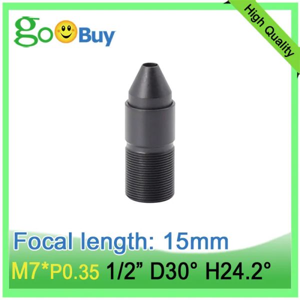 Filtres M7 EFL 15 mm Pinhole Lens avec trou de point tranchant Small Fov pour 1/2 