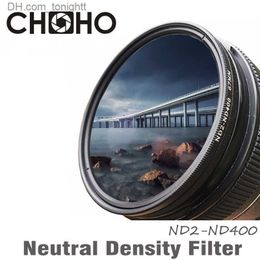 Filters Filter met neutrale dichtheid ND2 tot ND400 ND2-400 Instelbare variabele fader ND Vario Graufilter 37 43 46 49 52 55 58 67 77 82 95 105 mm Q230905
