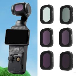 Filtres Pocket 3 Kit de filtre d'objectif noir Mist McUv Cpl CPL ND Macro Magnetic Filtres Angle Réglable Pocket Osmo Pocket 3 Gimbal Lens Protector Set