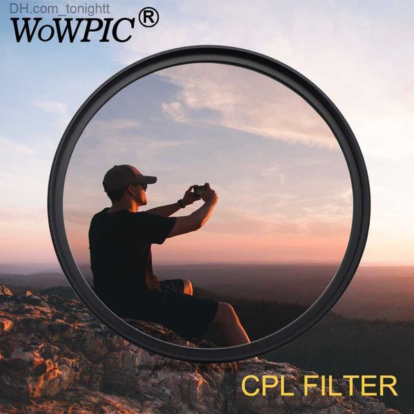 Filtros Filtro polarizado WOWPIC CPL Filtro 55 mm 62 mm 72 mm 77 mm Filtro de lente Foto para Nikon Penter DSLR Cam Q230905