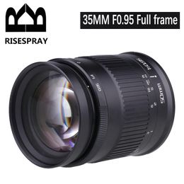 Filtres Risespray 50 mm f0.95 Micro Micro Micro Single Manual Lens for Sony E Canon RF Nikon Z L King of Night Vision / Virtual Background
