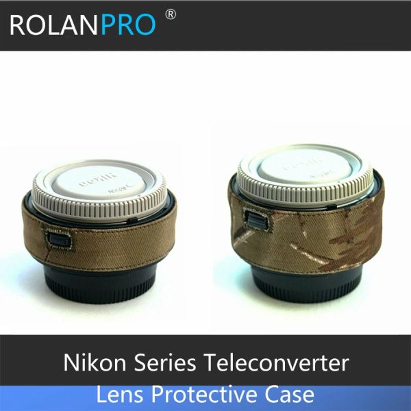 Filtres Rolanpro Camera Rain Couvercle pour Nikon 1.4x II / III, 1,7x II / III, 2X II, 2X III, Z TC1.4X, Z TC2X Souchée de protection de manteau de l'objectif
