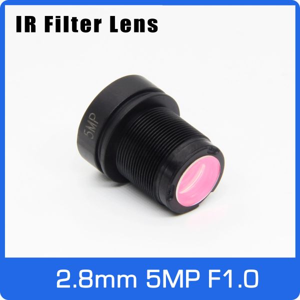 Filtres Super Starlight Lens avec filtre IR 5MP 2,8 mm ouverture F1.0 1 / 2,5 pouces pour la caméra d'action et l'enregistreur de conduite en voiture Eken / SJCAM