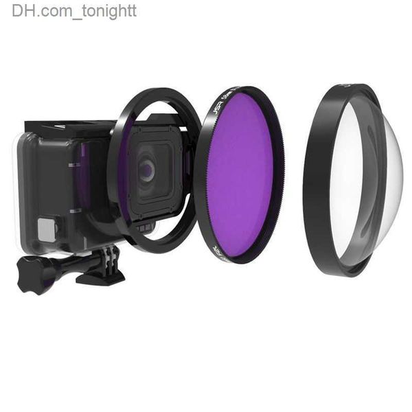 Filtres UV CPL ND4 ND8 ND16 ND32 ND64 nuit rouge rose Magenta Star 15X pour Gopro Hero 5 6 7 filtres d'objectif accessoires de caméra d'action Q230905