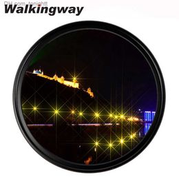 Filtres WalkingWay Star Line Star filtre lentille photographie 4 6 8 ligne filtres de caméra variables 40.5 49 52 55 58 62 67 72 77 82mm pour DSLR Q230905