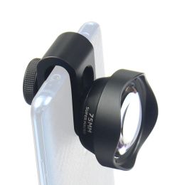 Filtres lentille à grand angle de 16 mm / 65 mm / 105 mm Portrait / 10x 75 mm Super macro / fisheye Universal Mobile Phone Lens w / Clip