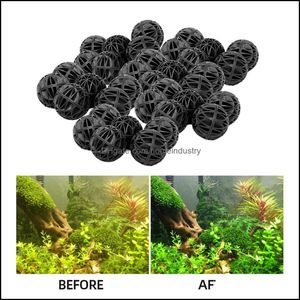 Filtratieverwarming 20-100 stks 18 mm Aquarium filter Bio-ballen nat droge bus filters Media Vistank Biologische baldruppel Afgifte 2 DHDII