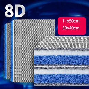 Filtration Heating Aquarium 8D Sponge Filter Cotton Denitrifier Accessories Fish Tank Foam Agent Improved 8 Layer Non Gel Pad 231010