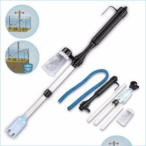 Filtratie Verwarming Rium Batterij Siphon Bediende Fish Tank Vacu￼m Gravel Water Filter Schoon Siphon Reinigingsgereedschap Y20091 HomeIndustry DHP0I