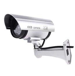 Fimei dummy camera imitatie beveiligingscamera met activering rood licht ABS Materiaal bullet vorm 360 graden rotatie nep cam