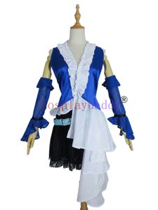 Final Fantasy XII 12 Cosplay Yuna Lenne chanson robe Costume H008