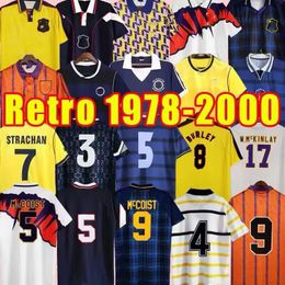 Laatste Schotland retro voetbalshirts McCoist Gallacher Lambert Classic Vintage Leisure voetbalshirt 88 89 91 93 94 96 98 00 1978 1986 1988 1991 1996 1998 2000