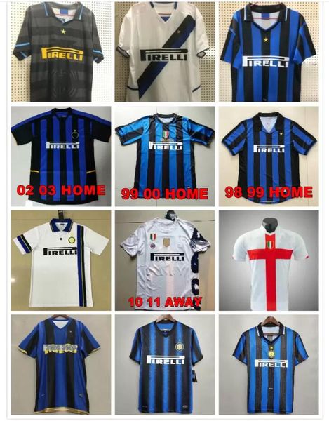 Finales 2009 Milito Sneijder Zanetti Retro Soccer Jersey Eto'o Football 97 98 99 02 03 Djorkaeff Baggio Ronaldo Adriano 10 11 07 08 09