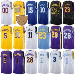 Finale Basketball Imprimé Max Christie Jersey 10 Shaquille Harrison 0 Lonnie Walker IV 4 Jarred Vanderbilt 2 Malik Beasley 5 Troy Brown Jr 7 Pour les fans de sport Homme Enfants