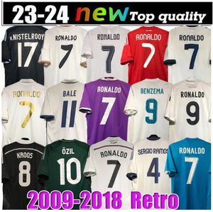 Finale real madrids retro voetbal jersey voetbal guti ramos seedorf carlos ronaldo zidane raul vintage 09 10 11 12 13 14 15 16 17 18 figo kits111