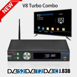 Finder 2021 Nouveau décodeur numérique TV GTMedia V8 Turbo DVBS2X / T2 / C Bulit dans WiFi H.265 M3U Espagne CCAM TV Setopbox PK GTMEDAI V8 Nova