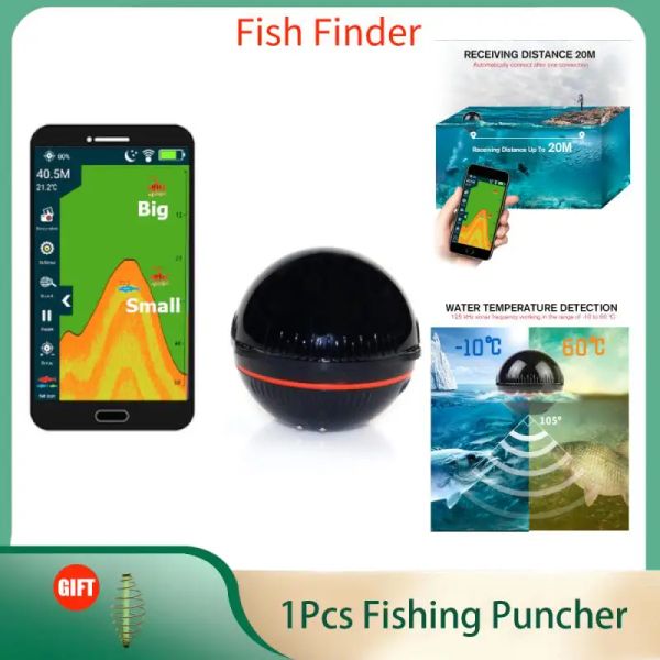 Finder envío gratuito NUEVO teléfono inteligente buscador de pescado sonar bluetooth buscador de pescado inteligente android ios pescado pescado visual