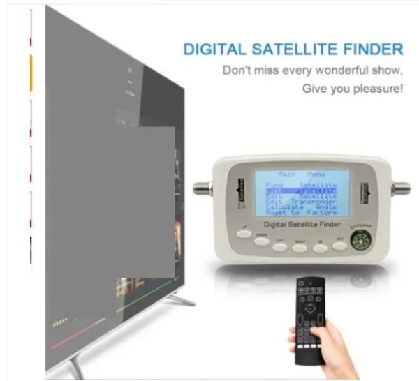 Finder Digital Finder SF500 Digital Satellite Signal Meder Sat Dish Finder avec DVBS DVBS2