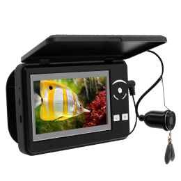 Finder Erchang F431B onderwater visserijcamera 4.3 "Monitor 4x digitale zoom viszoeker camera ijs/riviercamera voor vissersvissfinder