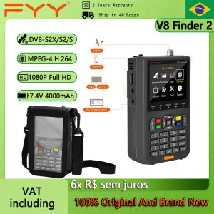 Finder Gtmedia V8 Finder 2 Gray Satellite Finder DVBS/S2/S2X Digital 1080p HD H.264 VS ST5150 V8 Finder Pro WS6933 WS6980