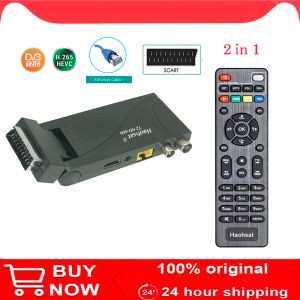 Finder Haohsat DVB T2HD666 SCART HD Digital H.265 WiFi Hevc 10bit TV récepteur pour l'Italie / Allemagne / France / Espagne Russie