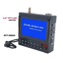 Finder KPT268Ah DVBS2 Satfinder Full HD Digitale satelliet -tv -ontvanger Finder Meter MPEG4 Modulator DVBS SAT Finder vs V8 Finder