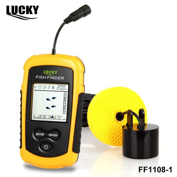 Finder Lucky FF11081 Alarme Fishfinder 0.7100m sonar portable LCD Fish Fish