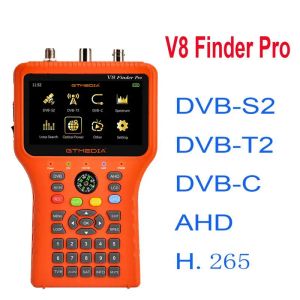 Finder Nouveau 4,3 pouces V8finder Pro Satellite Finder Terrestrial Finder DVBT2 DVBC H.264 / H.265 MPEG2 / MPEG4 COMBO METTER VSVF6800