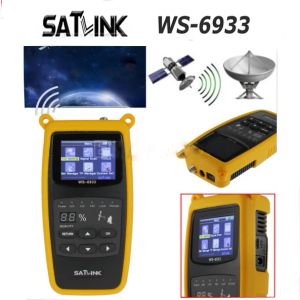 Finder Original Satellite Finder Satlink WS6933 DIGITAL SATFINDER DVBS2 2.1inch Affichage LCD FTA C KU Band WS 6933 WS6933 SAT METER