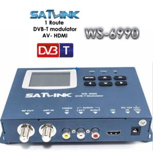Finder Original Satlink 6990 WS6990 Terrestrial Finder 1 Route DVBT RF Modulateur / AV / HD 1080p METER DIGITAL FINDER POUR RECORDRE DVD