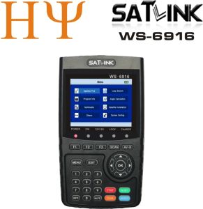 Finder Satlink WS6916 Satellite Finder HD DVBS2 3,5 pouces MPEG2 / MPEG4 DVB S2 WS6916 SAT FINDER METER BETTE SATLINK WS6933 ST5150