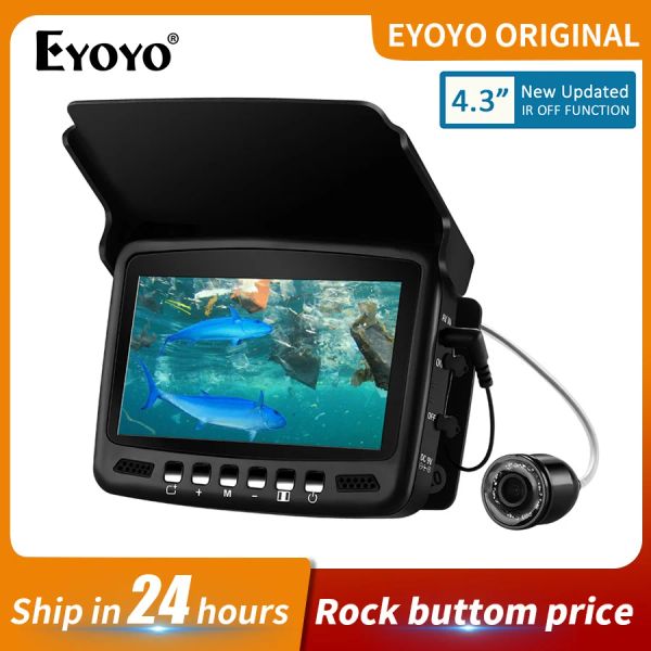 Finders Eyoyo Ef43a 20 m 1000tvl détecteur de poisson caméra de pêche sous-marine sur glace 4.3 