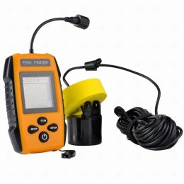 Finders Fish Finder Shoal Detector Echographe Sonar ultrasonique portable Fishfinder Vérifier la quantité et la profondeur de l'emplacement en pieds ou en mètres