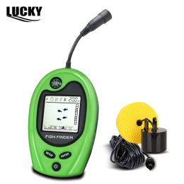 Finders LUCKY FF818 filaire Portable détecteur de poisson Sonar alarme détecteur de poisson 100m pêche écho sondeur Portable détecteur de poisson avec boussole