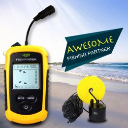 Finders Lucky Ffc11081 détecteur de poisson alarme Sonar Portable pour la pêche sondeur écho 0.7100m transducteur capteur détecteur de profondeur