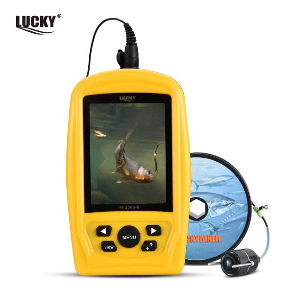 Finders Lucky Portable détecteur de pêche sous-marine 3.5 pouces écran LCD TFT RGB moniteur étanche pour caméras de pêche d'hiver sonde 20M