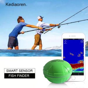 Vinders Draadloze Bluetooth Sonar Echolood Vissen Finder 50M 164 Voet Dieper Fishfinder Sonde Lithiumbatterij iOS Android App