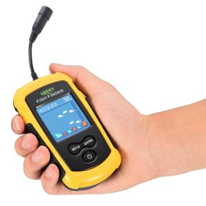 Finders Wireless Portable Sonar Fish Finder, Fishing Alarm Detector, Sensor Transducer met LCD -display