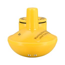 Finders Draadloze afstandsbediening Sonarsensor Visserijzoeker Transducer 45M waterdiepte 90° Stralingshoek 125KHz Sonarfrequentie Waterdichte hoes