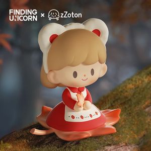 Het vinden van Unicorn Zzoton Magic Adventure -serie Blind Box Zhuodawang Kind Kawaii Actiefiguren Mystery Christmas Gift Kid Toy 240422