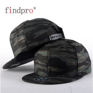 FindPro Camo Snapback Caps Nieuwe Platte Verstelbare Hip Hop Hoeden Voor Mannen Vrouwen Camouflage Baseball Bboy Cap Style Unisex