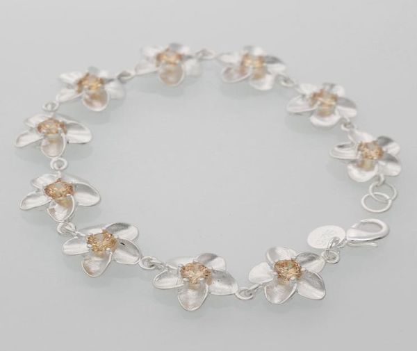 Pulsera fina de plata de ley 925 para mujer y hombre, moda 2020, cadena de flores de plata 925, pulsera de 8 pulgadas, recién llegado de Italia, Navidad Gf7389518