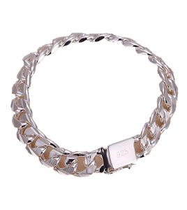 Fine 925 Sterling Silver Braceletxmas Nouveau style 925 Bracelet de charme de chaîne en argent pour femmes hommes de mode de mode Bijoux cadeau Italie Per2291120