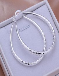Fine 925 Sterling Silver EarringXMAS Trendy New Style 925 Silver heart boucles d'oreilles pour les femmes Mode Bijoux Lien Italie Belle XE022186292
